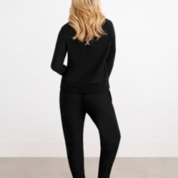 Sympli, Bamboo Fleece Sweatshirt, in Black - BRAND NEW - Picture 3 of 4